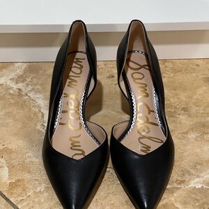 Sam Edelman Black Pointed Toe Heels